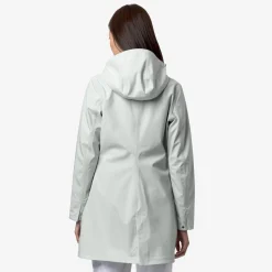 K-WAY Mathy Bonded Jersey - Jackets - Mid - Woman - Grey Sage Flash Sale