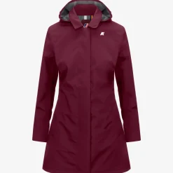 K-WAY Mathy Bonded Jersey - Jackets - Mid - Woman - Red Dk Clearance