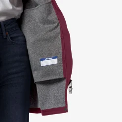 K-WAY Mathy Bonded Jersey - Jackets - Mid - Woman - Red Dk Clearance