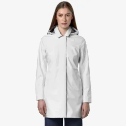 K-WAY Mathy Bonded Jersey - Jackets - Mid - Woman - White Hot