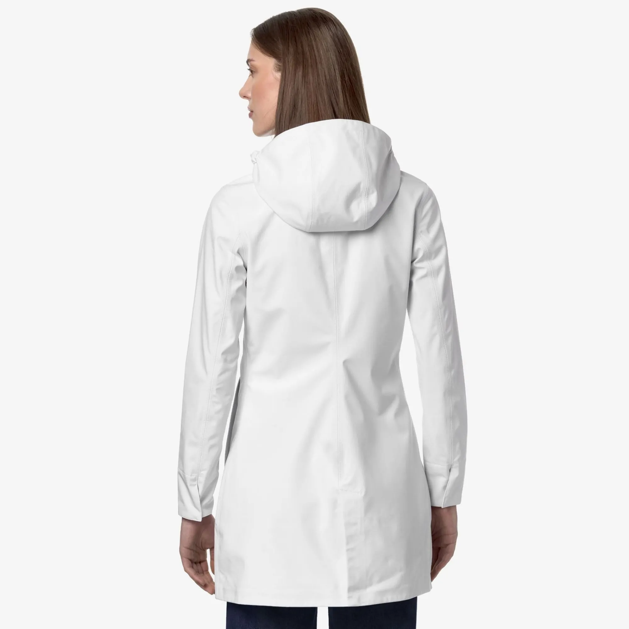 K-WAY Mathy Bonded Jersey - Jackets - Mid - Woman - White Hot