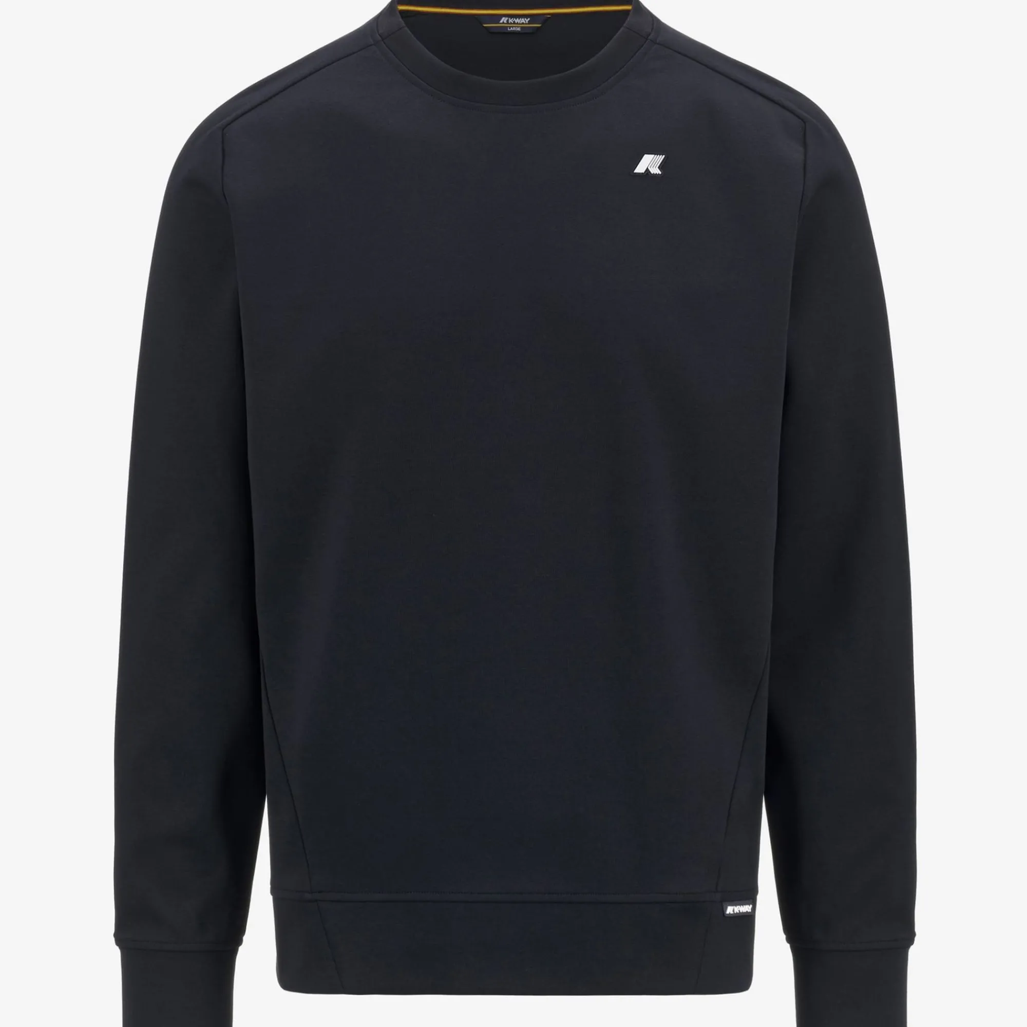 K-WAY Medine Interlock - Fleece - Jumper - Man - Blue Depth Clearance