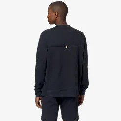 K-WAY Medine Interlock - Fleece - Jumper - Man - Blue Depth Clearance