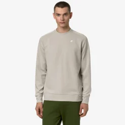 K-WAY Medine Interlock - Fleece - Jumper - Man - Beige Lt Flash Sale