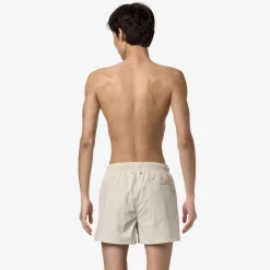 K-WAY Mehdy Orient Express Ac - Bathing Suits - Swimming Trunk - Man - Grey Vapor Store