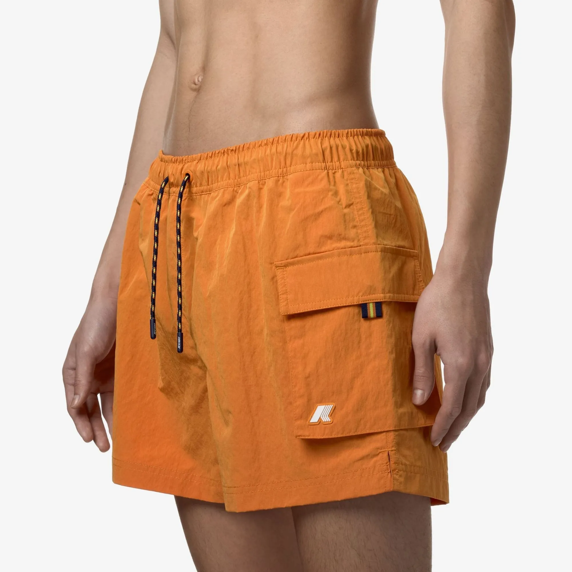 K-WAY Mellow Mini Ripstop - Bathing Suits - Swimming Trunk - Man - Orange Md Clearance