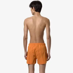 K-WAY Mellow Mini Ripstop - Bathing Suits - Swimming Trunk - Man - Orange Md Clearance