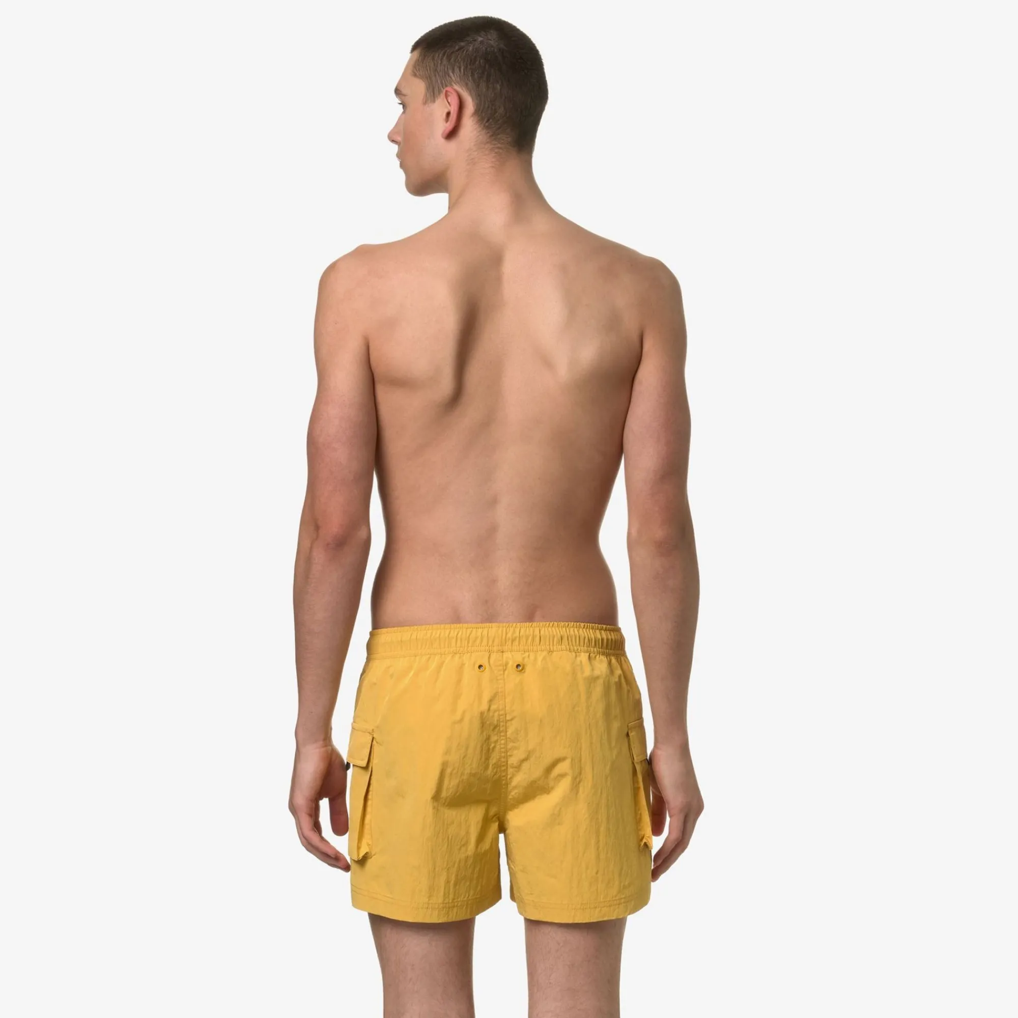 K-WAY Mellow Mini Ripstop - Bathing Suits - Swimming Trunk - Man - Yellow Mimosa Shop