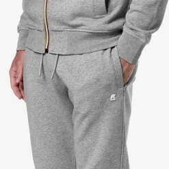 K-WAY Mick - Pants - Sport Trousers - Man - Grey Mel Cheap