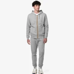 K-WAY Mick - Pants - Sport Trousers - Man - Grey Mel Cheap