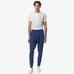 K-WAY Mick Light Spacer - Pants - Sport Trousers - Man - Blue Fiord Fashion