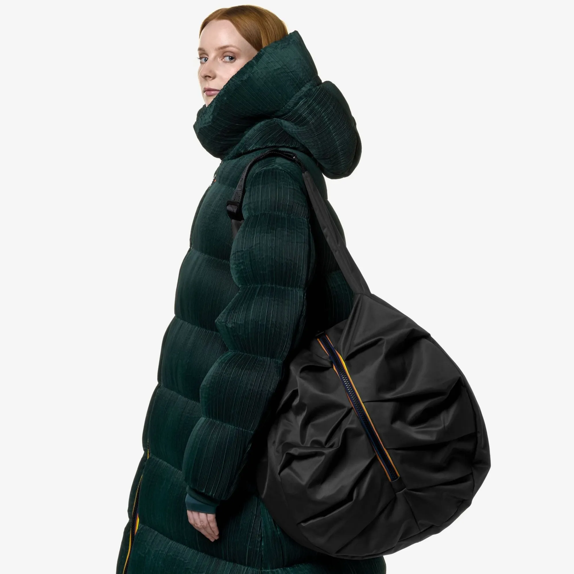 K-WAY Miradou Shiny Twill - Bags - Tote Bag - Unisex - Black Pure-Black Pirate Clearance