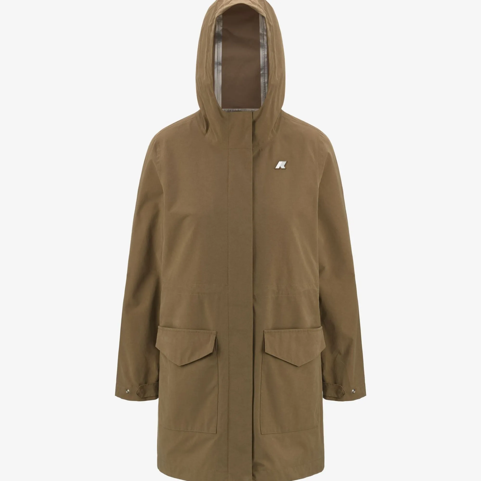 K-WAY Mirelle Cotton Feel - Jackets - Short - Woman - Brown Corda Hot