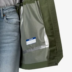 K-WAY Mirelle Cotton Feel - Jackets - Short - Woman - Green Cypress Best