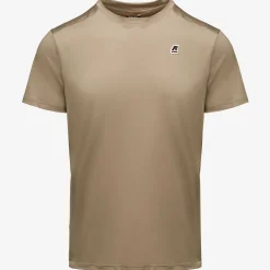 K-WAY Montour - T-Shirtstop - T-Shirt - Man - Beige Taupe Cheap