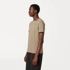 K-WAY Montour - T-Shirtstop - T-Shirt - Man - Beige Taupe Cheap