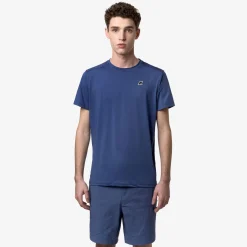 K-WAY Montour - T-Shirtstop - T-Shirt - Man - Blue Fiord Cheap