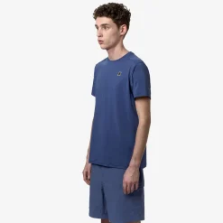 K-WAY Montour - T-Shirtstop - T-Shirt - Man - Blue Fiord Cheap