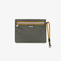 K-WAY Nimes - Small Accessories - Beauty Case - Unisex - Green Blackish New