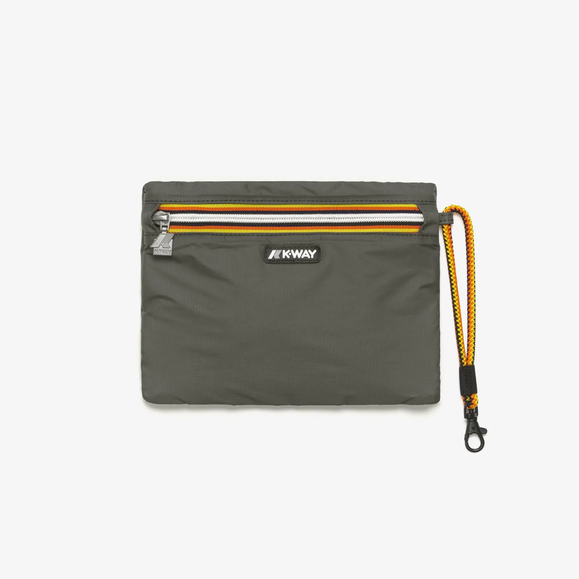 K-WAY Nimes - Small Accessories - Beauty Case - Unisex - Green Blackish New