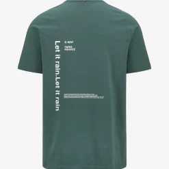 K-WAY Odom Letitrain - T-Shirtstop - T-Shirt - Man - Green Palm Sale