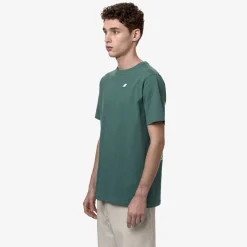 K-WAY Odom Letitrain - T-Shirtstop - T-Shirt - Man - Green Palm Sale