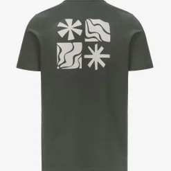 K-WAY Odom Lf - T-Shirtstop - T-Shirt - Unisex - Green Blackish Online