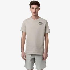 K-WAY Odom Logo Lf - T-Shirtstop - T-Shirt - Unisex - Beige Lt Flash Sale