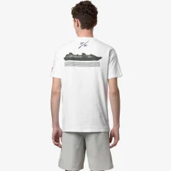 K-WAY Odom Logo Lf - T-Shirtstop - T-Shirt - Unisex - White Best