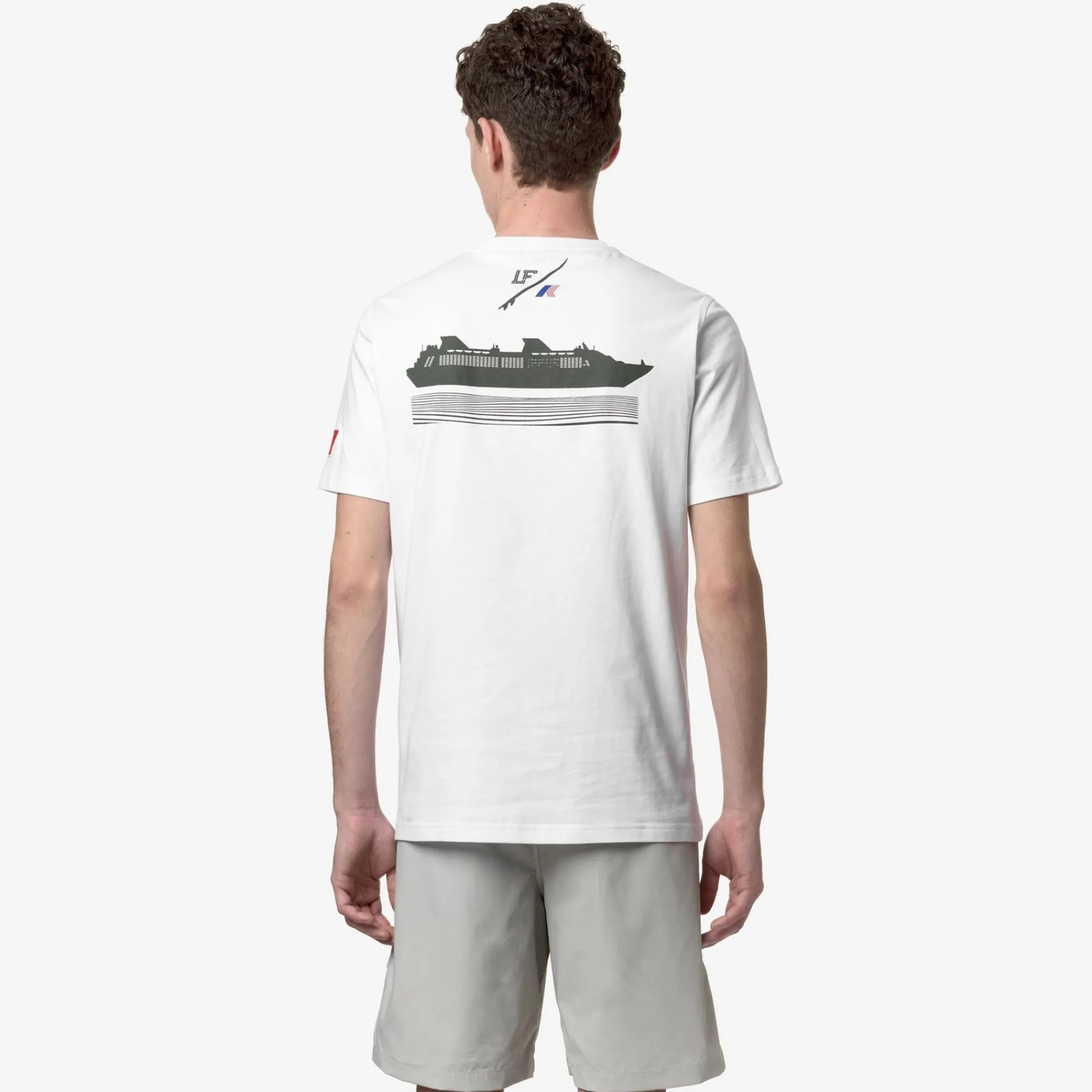 K-WAY Odom Logo Lf - T-Shirtstop - T-Shirt - Unisex - White Best