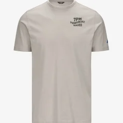 K-WAY Odom Logo Lf - T-Shirtstop - T-Shirt - Unisex - Beige Lt Online