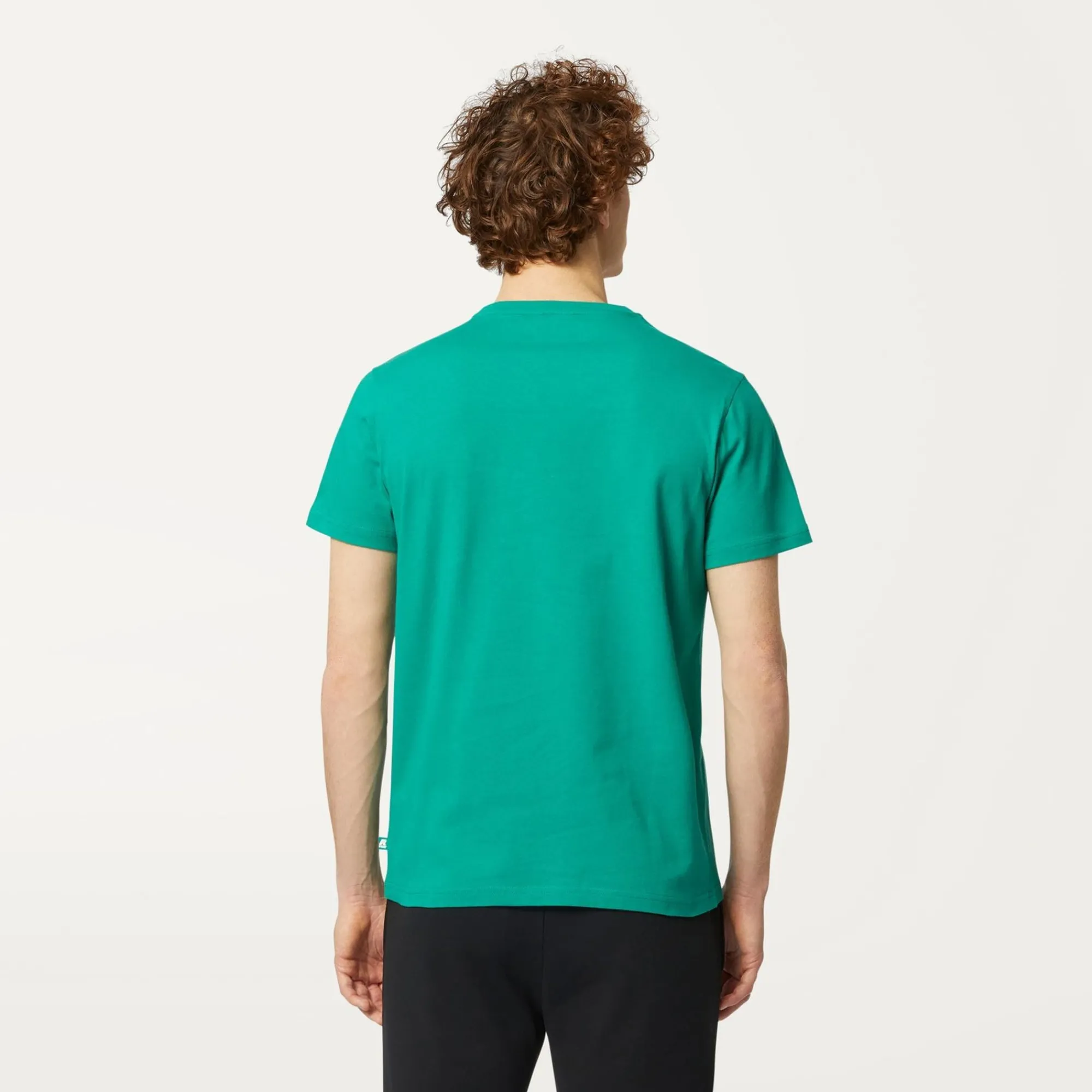 K-WAY Odom Multiple Lettering - T-Shirtstop - T-Shirt - Man - Green Outlet
