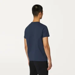 K-WAY Odom Multiple Lettering - T-Shirtstop - T-Shirt - Man - Blue Depth Best