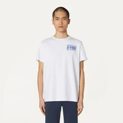 K-WAY Odom Multiple Lettering - T-Shirtstop - T-Shirt - Man - White Best Sale