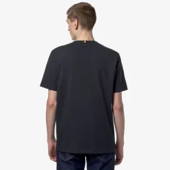 K-WAY Odom Typo - T-Shirtstop - T-Shirt - Man - Blue Depth Flash Sale