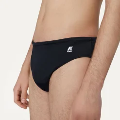 K-WAY Omer Olympic - Bathing Suits - Brief - Man - Black Pure Clearance