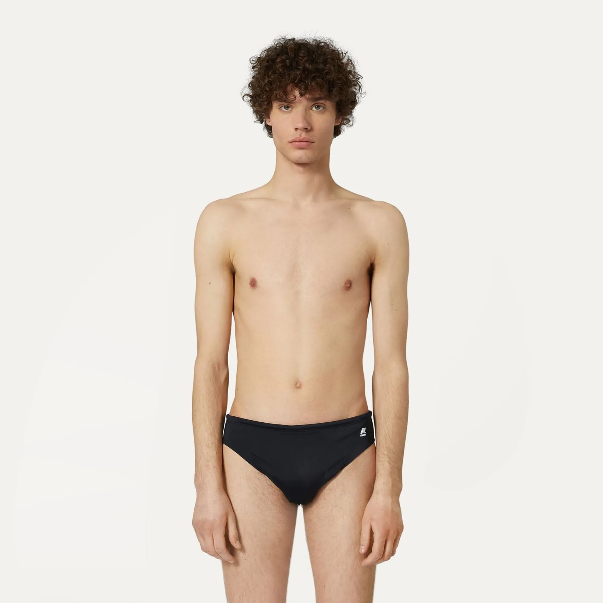 K-WAY Omer Olympic - Bathing Suits - Brief - Man - Black Pure Clearance
