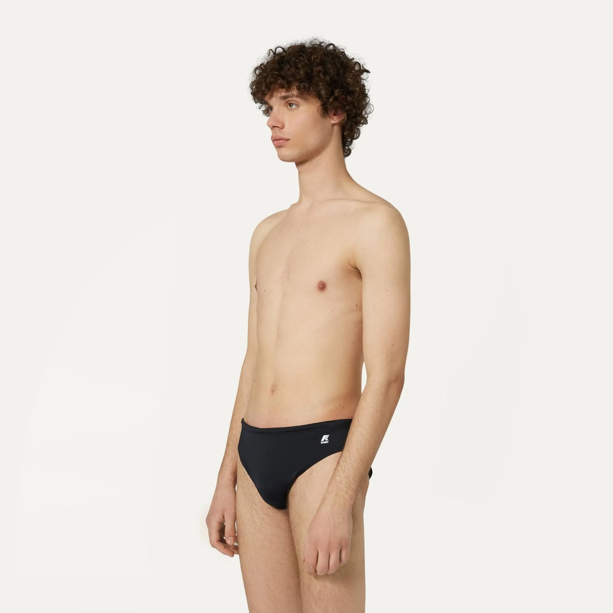K-WAY Omer Olympic - Bathing Suits - Brief - Man - Black Pure Clearance