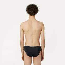 K-WAY Omer Olympic - Bathing Suits - Brief - Man - Black Pure Clearance