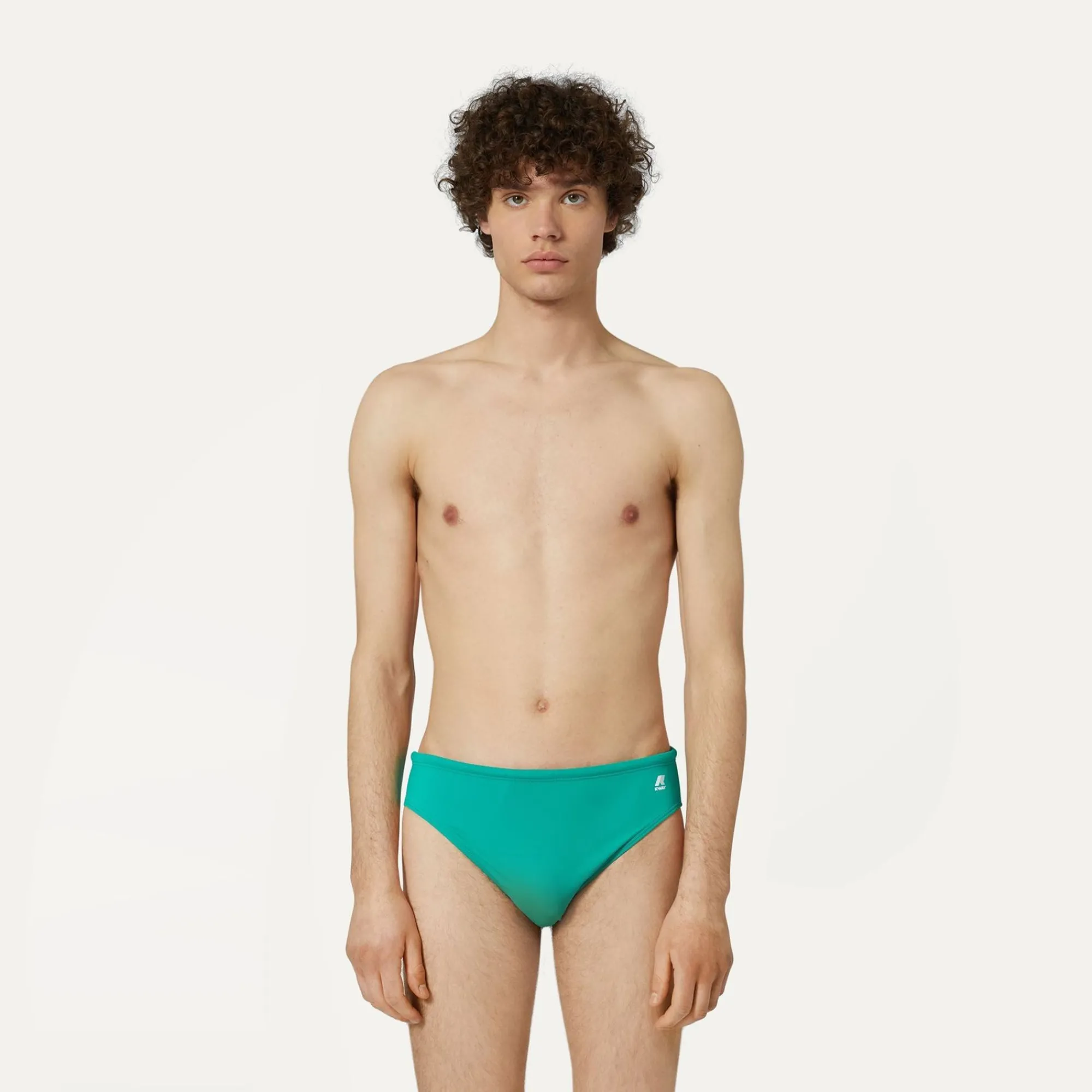 K-WAY Omer Olympic - Bathing Suits - Brief - Man - Green Hot