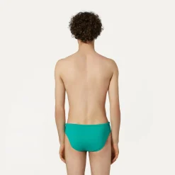K-WAY Omer Olympic - Bathing Suits - Brief - Man - Green Hot