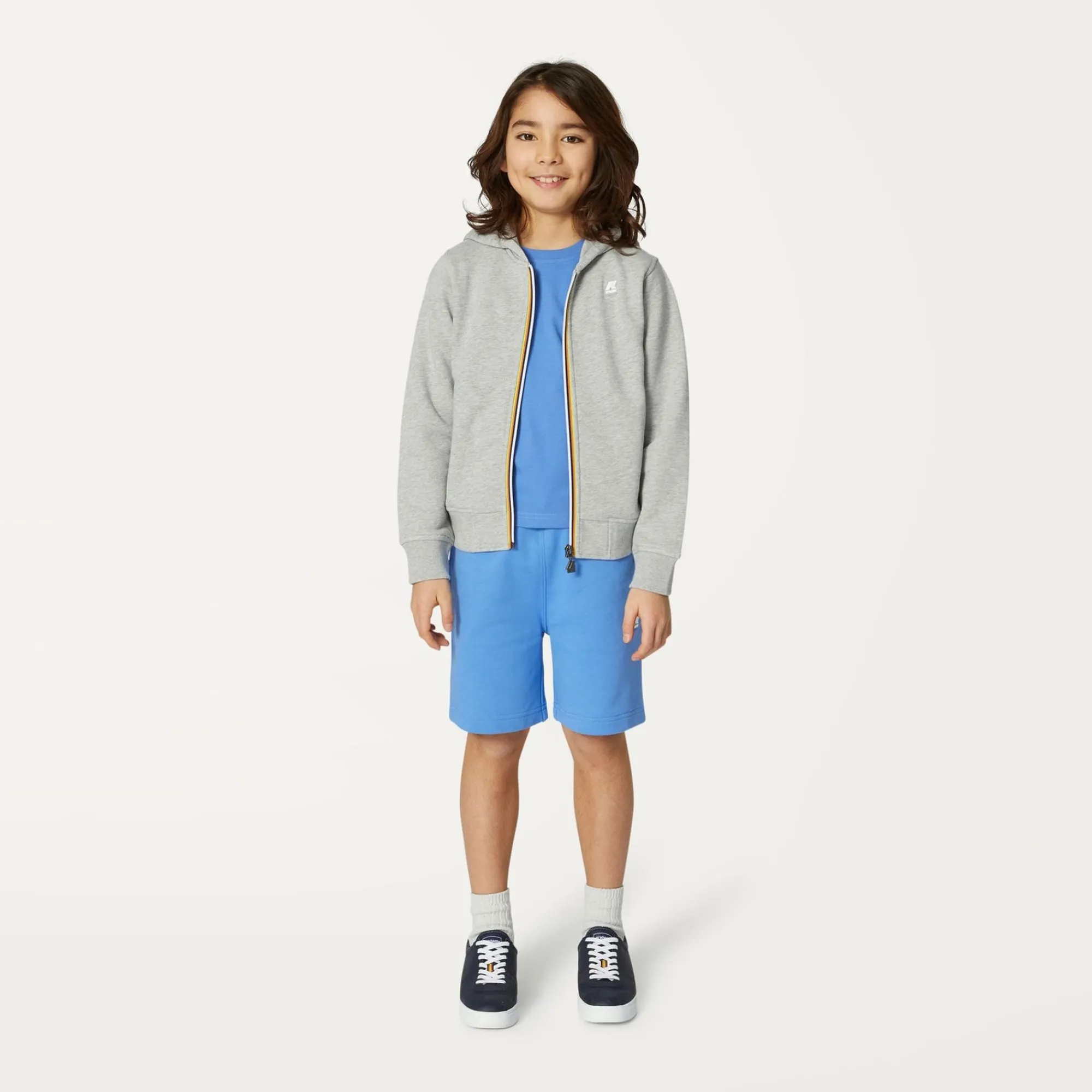 K-WAY P. Anthony - Fleece - Jacket - Boy - Grey Mel Cheap