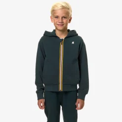K-WAY P. Anthony - Fleece - Jacket - Boy - Green Petrol Clearance