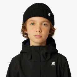K-WAY P. Brice Cardigan Stitch - Headwear - Hat - Kid Unisex - Black Pure Store