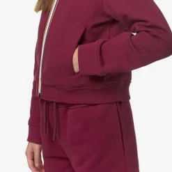 K-WAY P. Deline - Fleece - Jacket - Girl - Red Dk Clearance
