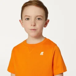 K-WAY P. Edwing Round Sleeves Three Pack - T-Shirtstop - T-Shirt - Boy - Blue D-Orange-Yellow Outlet