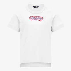 K-WAY P. Emel Graphic - T-Shirtstop - T-Shirt - Girl - White Fashion
