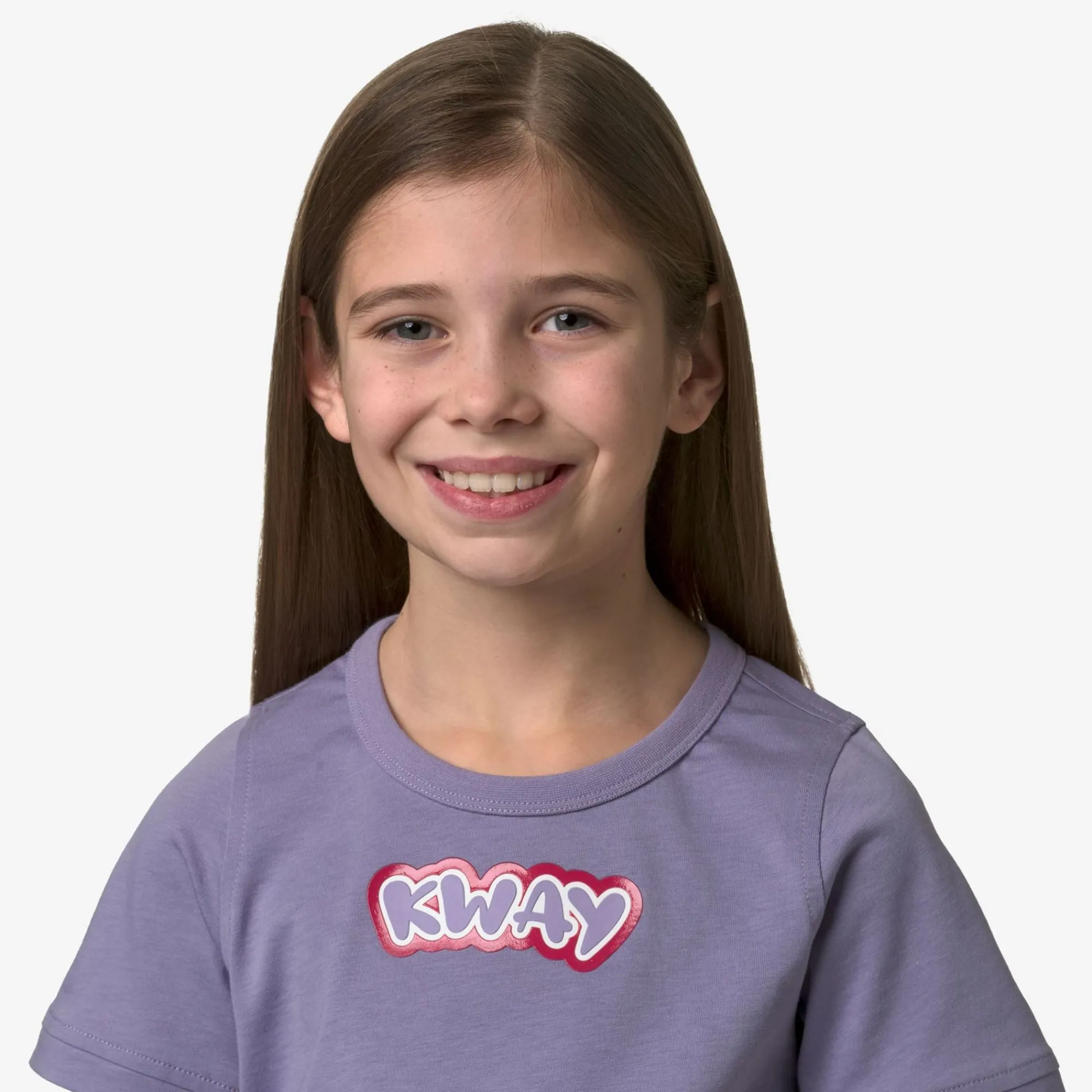 K-WAY P. Emel Graphic - T-Shirtstop - T-Shirt - Girl - Violet Glicine Best