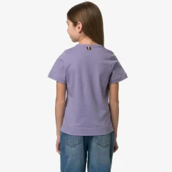 K-WAY P. Emel Graphic - T-Shirtstop - T-Shirt - Girl - Violet Glicine Best