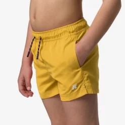 K-WAY P. Hazel - Bathing Suits - Swimming Trunk - Boy - Yellow Mimosa Outlet